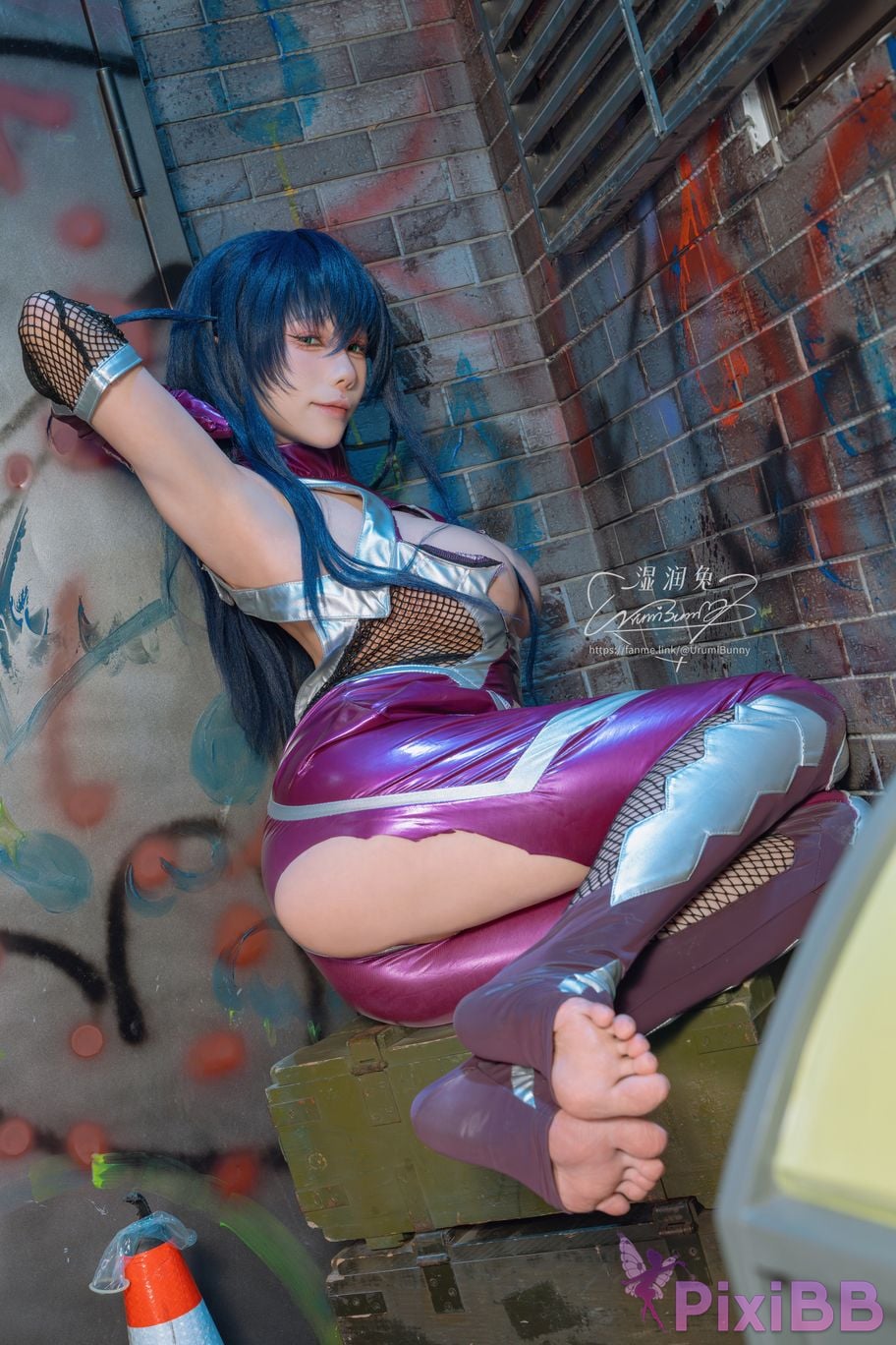 Cosplayer Sticky Dumpling Rabbit 2026 Year 09 monthly subscription Demon ninja Igawa Asaki PixiBB.COM 083