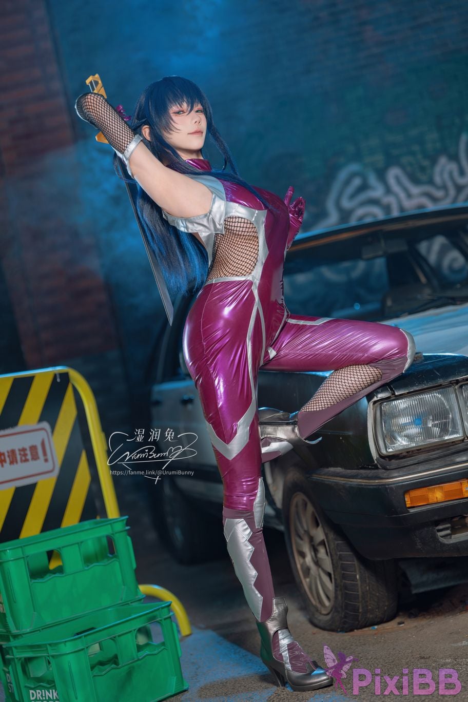 Cosplayer Sticky Dumpling Rabbit 2026 Year 09 monthly subscription Demon ninja Igawa Asaki PixiBB.COM 086