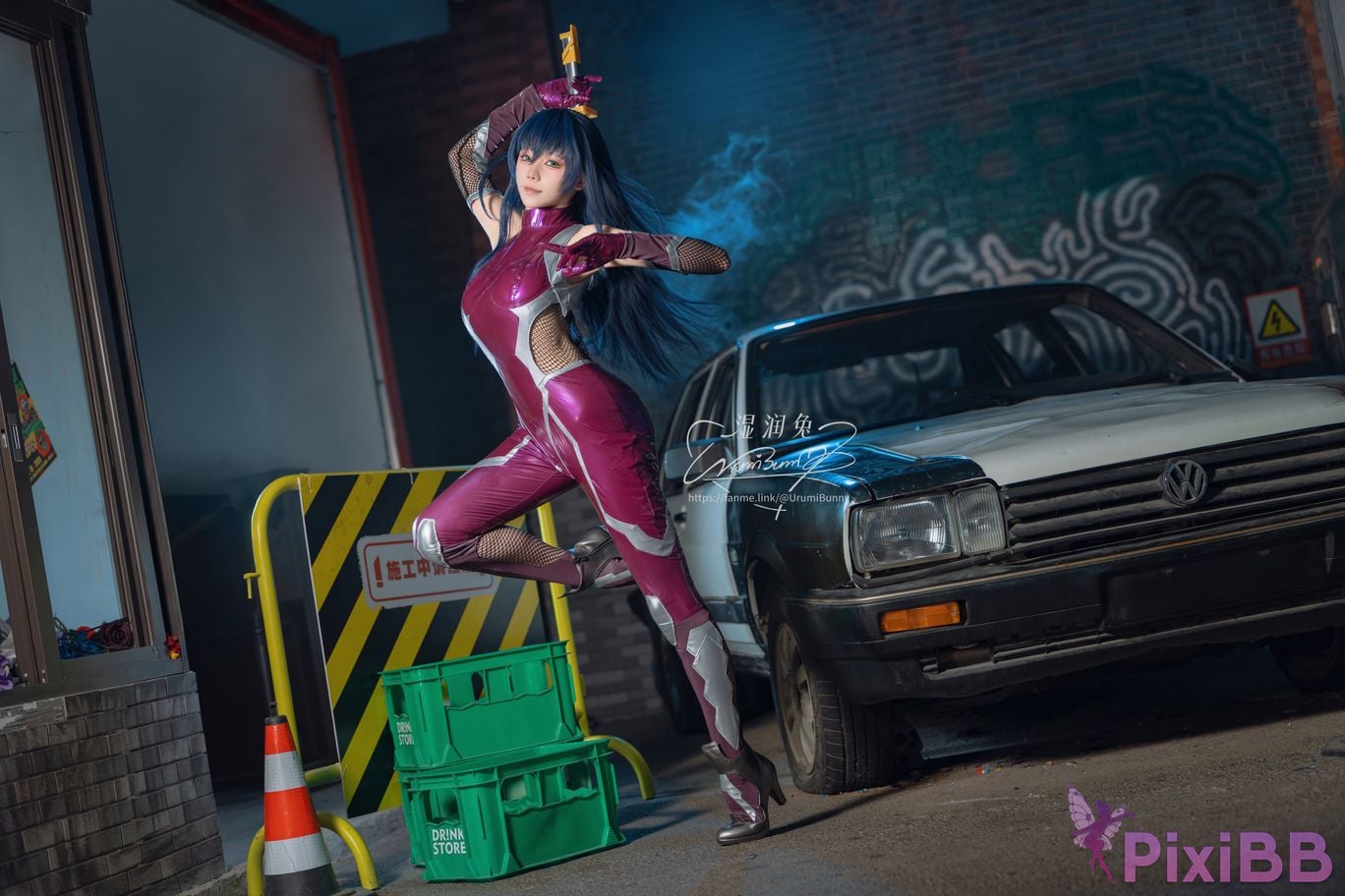 Cosplayer Sticky Dumpling Rabbit 2026 Year 09 monthly subscription Demon ninja Igawa Asaki PixiBB.COM 097
