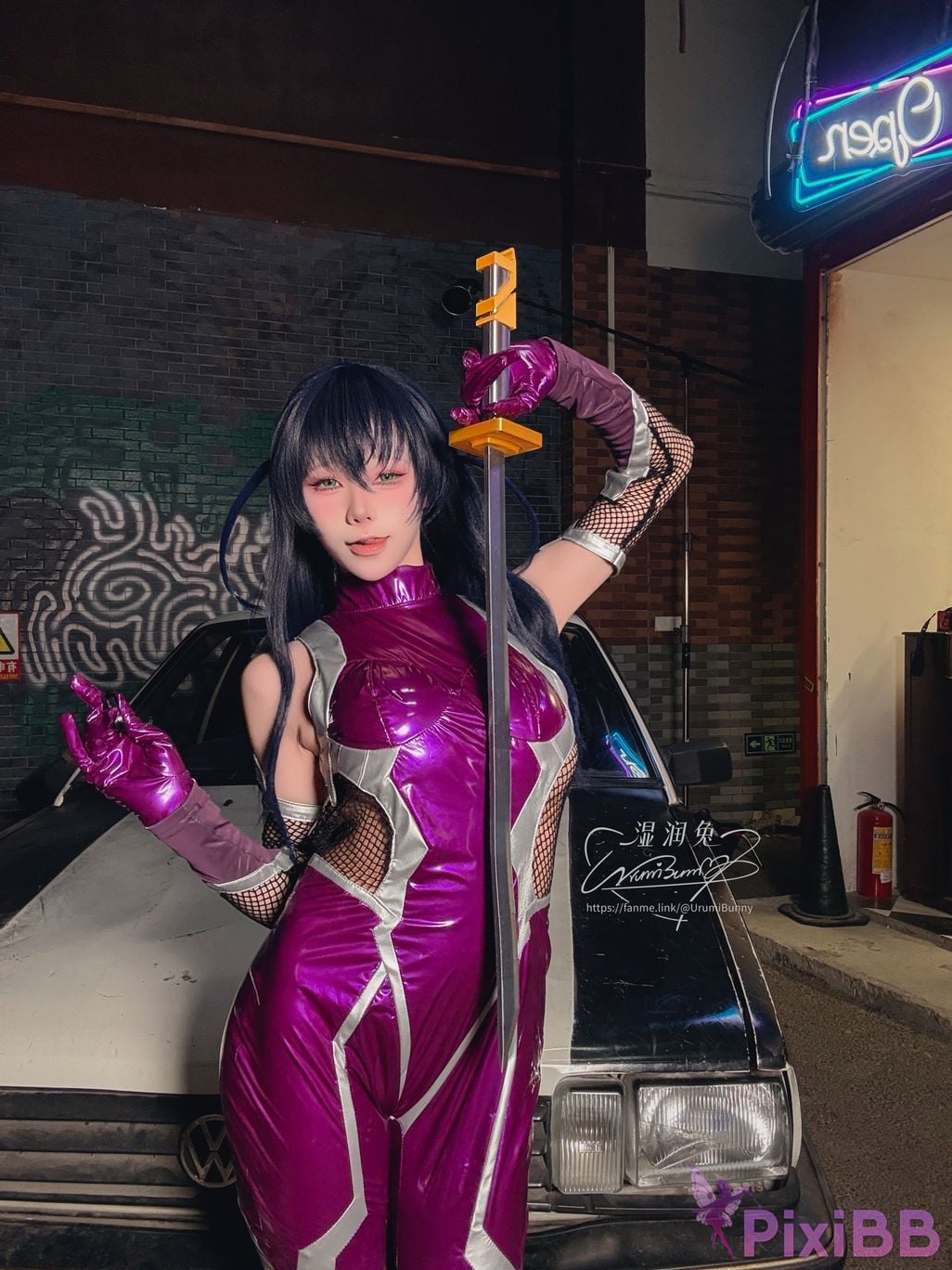 Cosplayer Sticky Dumpling Rabbit 2026 Year 09 monthly subscription Demon ninja Igawa Asaki PixiBB.COM 128