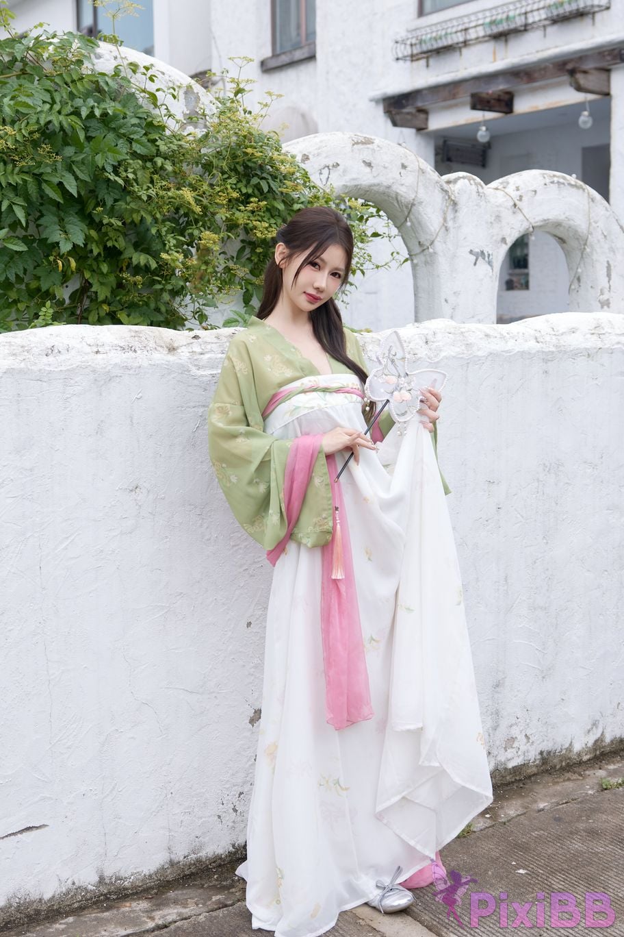 No watermark for in app purchases Yin Tian Tiantian sunny XIUREN Model Mid Autumn Festival Hanfu PixiBB.COM 001