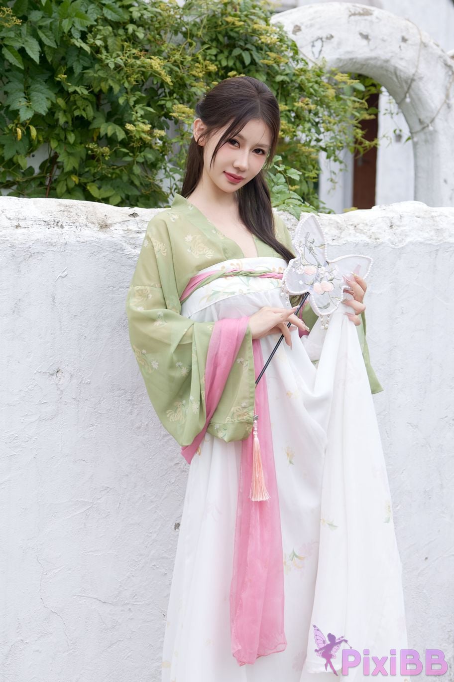 No watermark for in app purchases Yin Tian Tiantian sunny XIUREN Model Mid Autumn Festival Hanfu PixiBB.COM 022