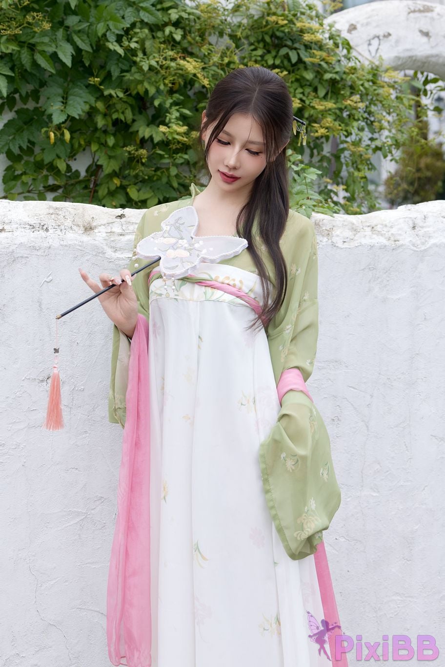 No watermark for in app purchases Yin Tian Tiantian sunny XIUREN Model Mid Autumn Festival Hanfu PixiBB.COM 033