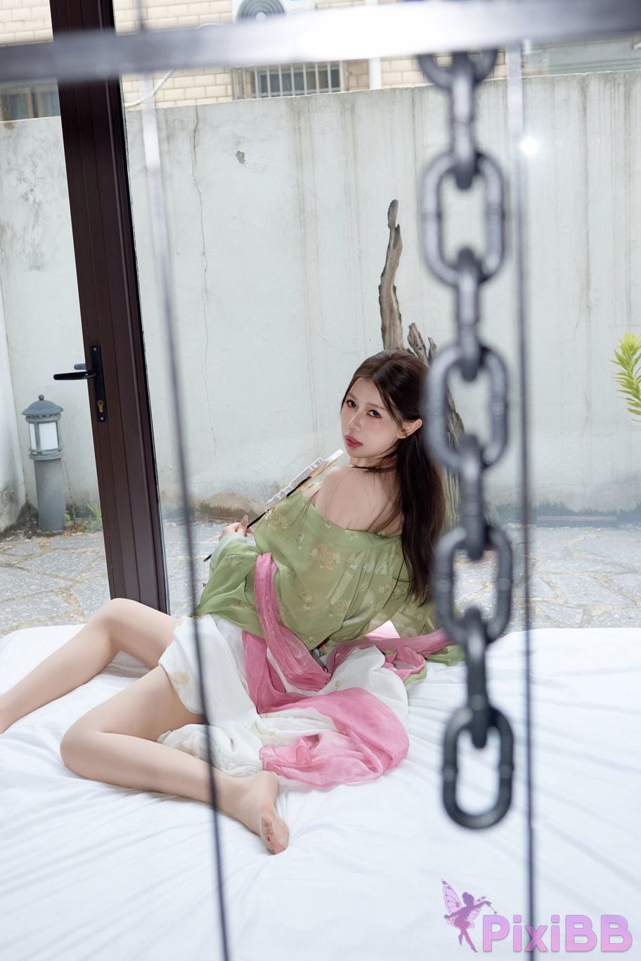No watermark for in app purchases Yin Tian Tiantian sunny XIUREN Model Mid Autumn Festival Hanfu PixiBB.COM 059