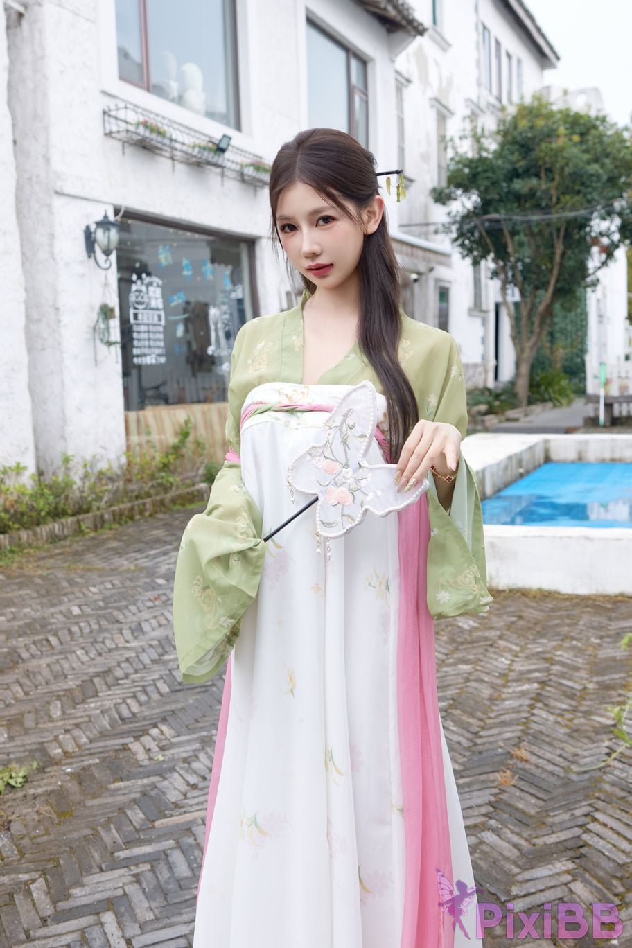 No watermark for in app purchases Yin Tian Tiantian sunny XIUREN Model Mid Autumn Festival Hanfu PixiBB.COM 088