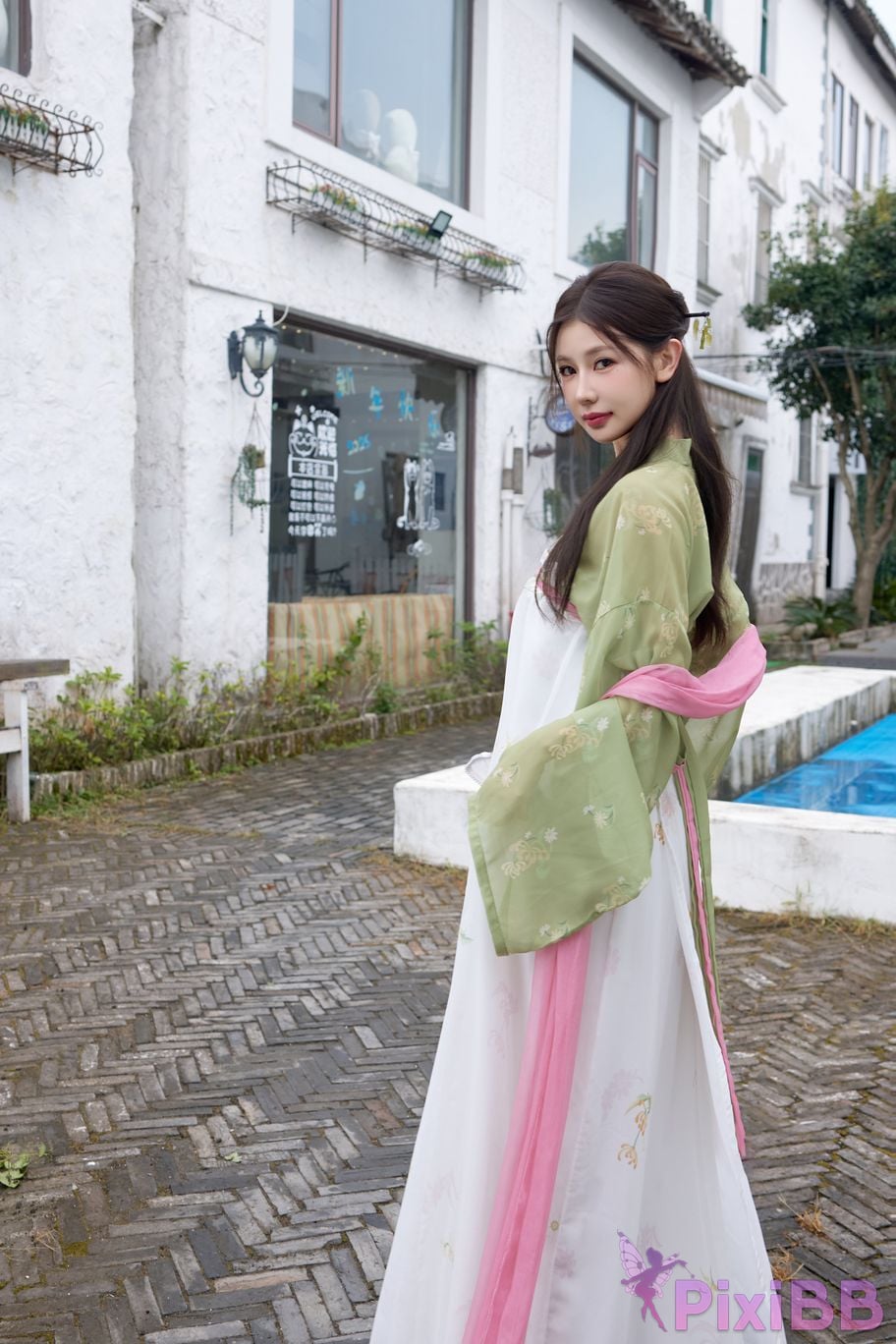 No watermark for in app purchases Yin Tian Tiantian sunny XIUREN Model Mid Autumn Festival Hanfu PixiBB.COM 099