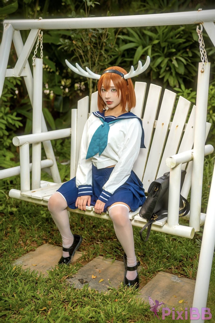 Cosplayer linhi cute yuumeilyn Noko Shikanoko My Deer Friend Nokotan PixiBB.COM 005