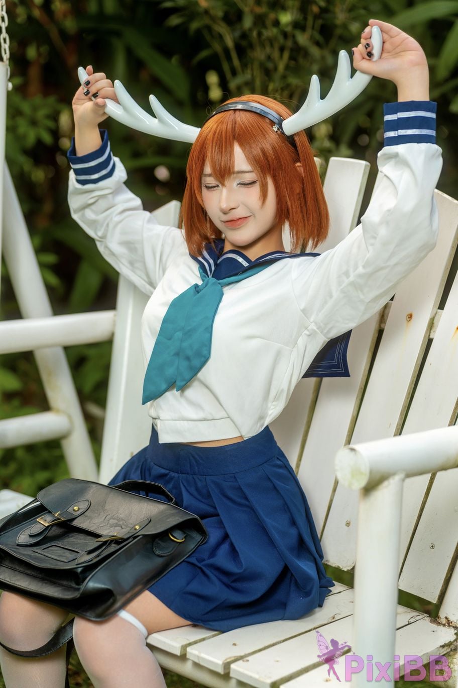Cosplayer linhi cute yuumeilyn Noko Shikanoko My Deer Friend Nokotan PixiBB.COM 009