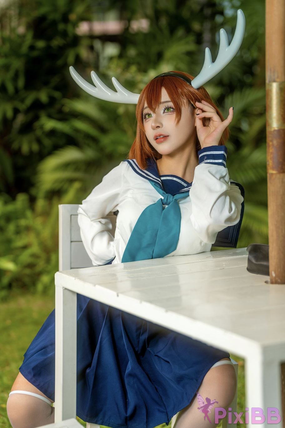 Cosplayer linhi cute yuumeilyn Noko Shikanoko My Deer Friend Nokotan PixiBB.COM 012