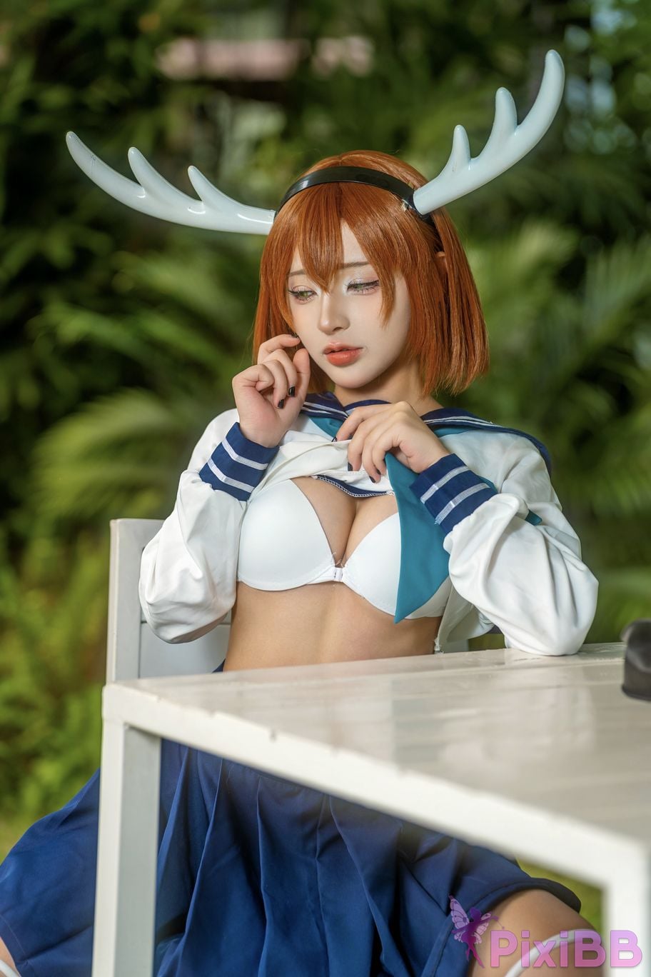 Cosplayer linhi cute yuumeilyn Noko Shikanoko My Deer Friend Nokotan PixiBB.COM 013