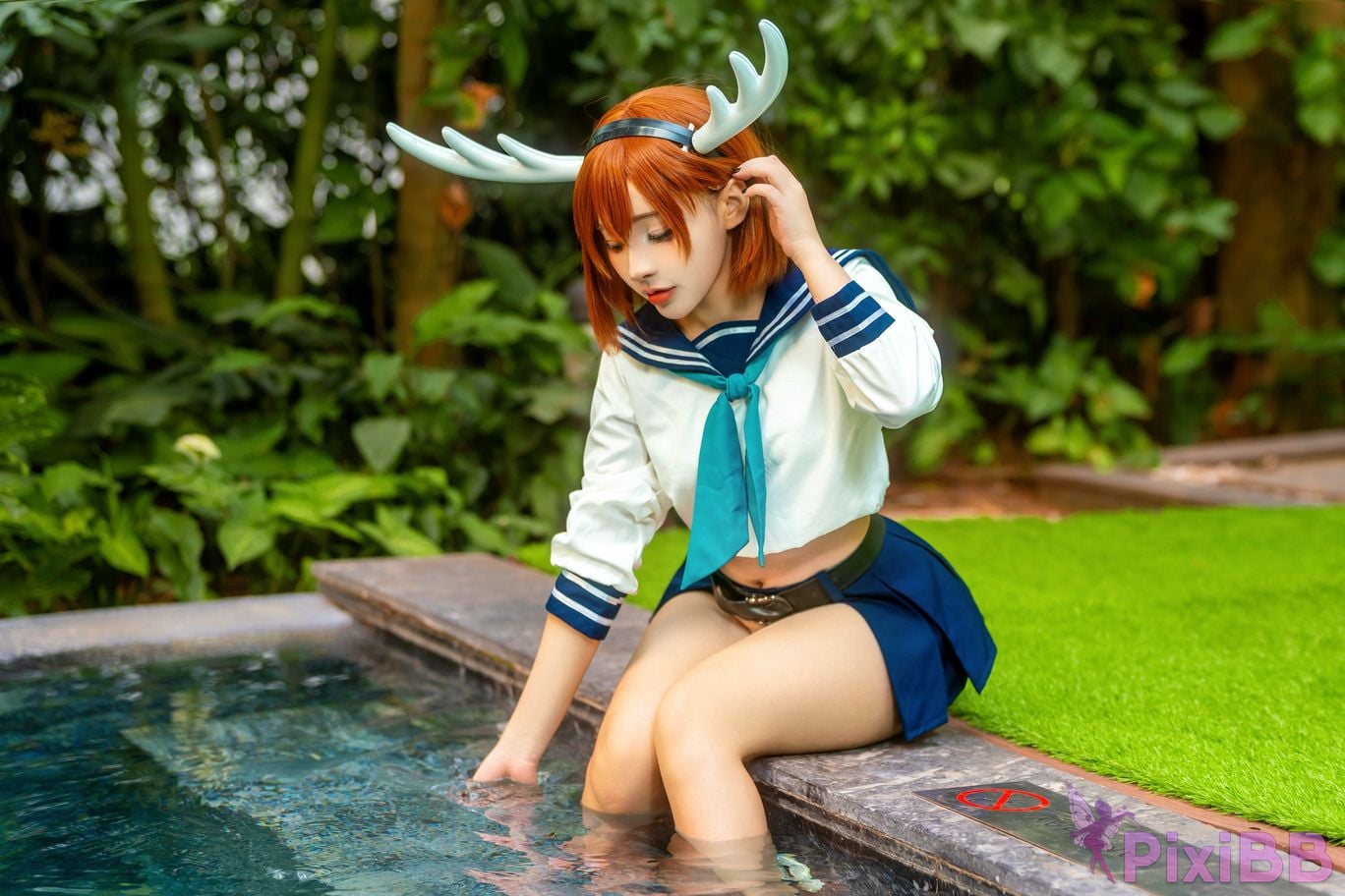 Cosplayer linhi cute yuumeilyn Noko Shikanoko My Deer Friend Nokotan PixiBB.COM 021
