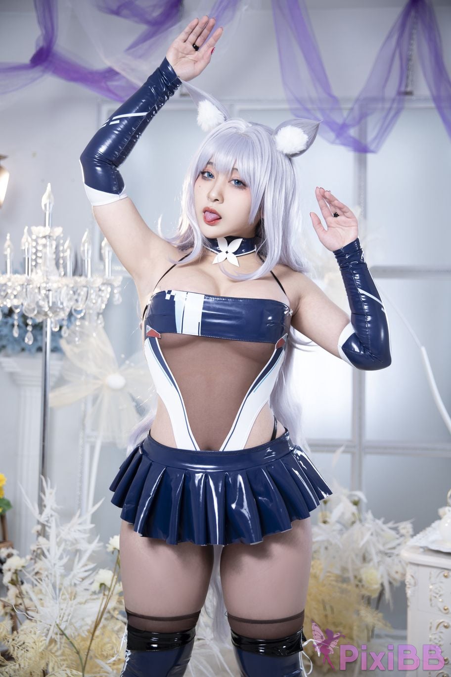 Cosplayer Luo Li LoLiSAMA azur lane Shinano Racing PixiBB.COM 004