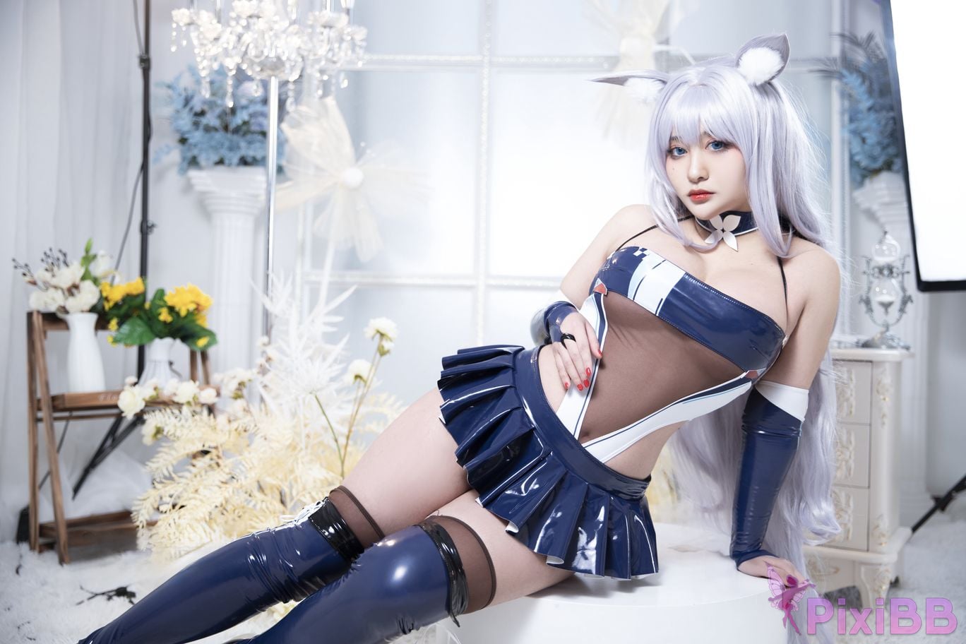 Cosplayer Luo Li LoLiSAMA azur lane Shinano Racing PixiBB.COM 016