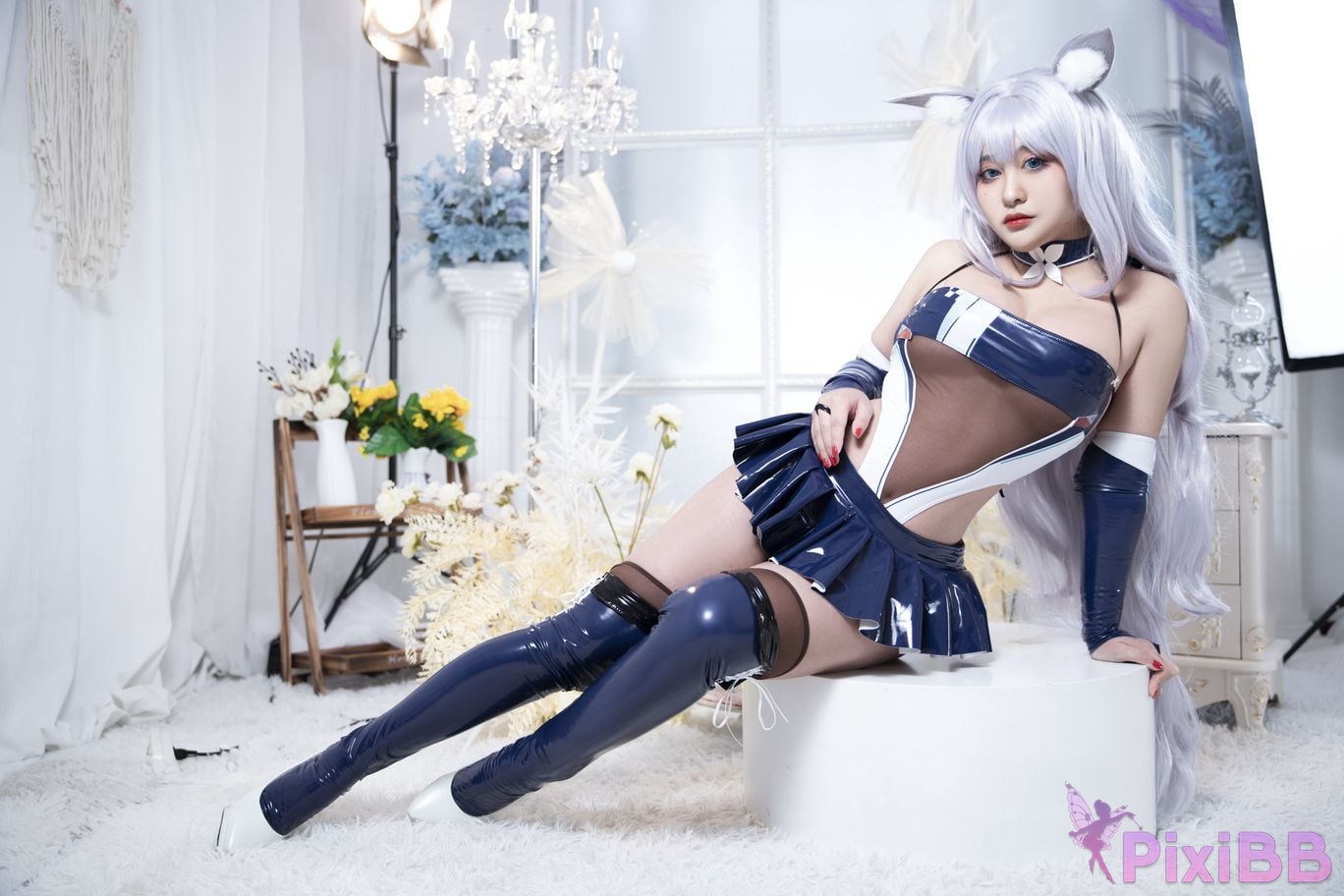 Cosplayer Luo Li LoLiSAMA azur lane Shinano Racing PixiBB.COM 017