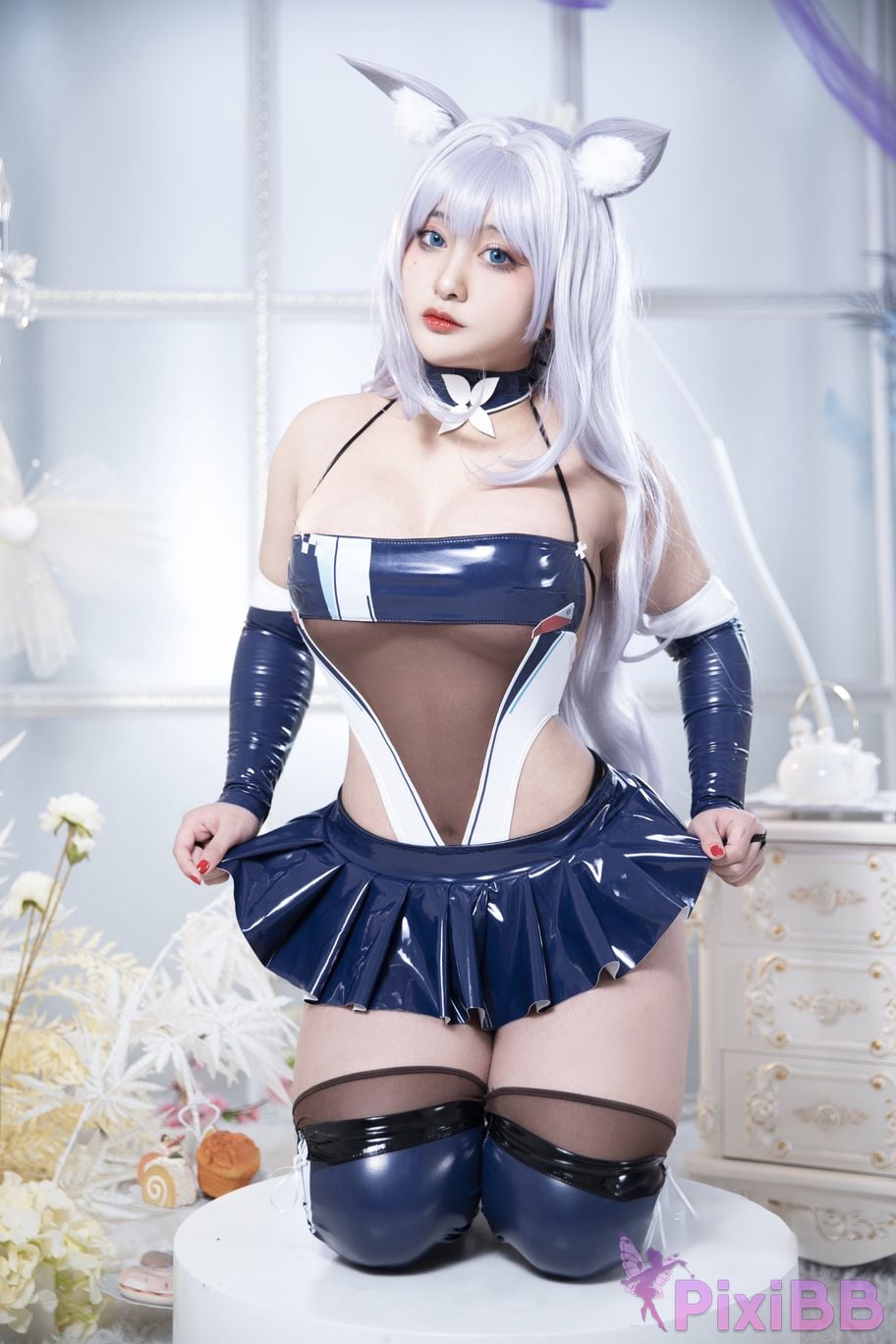Cosplayer Luo Li LoLiSAMA azur lane Shinano Racing PixiBB.COM 027