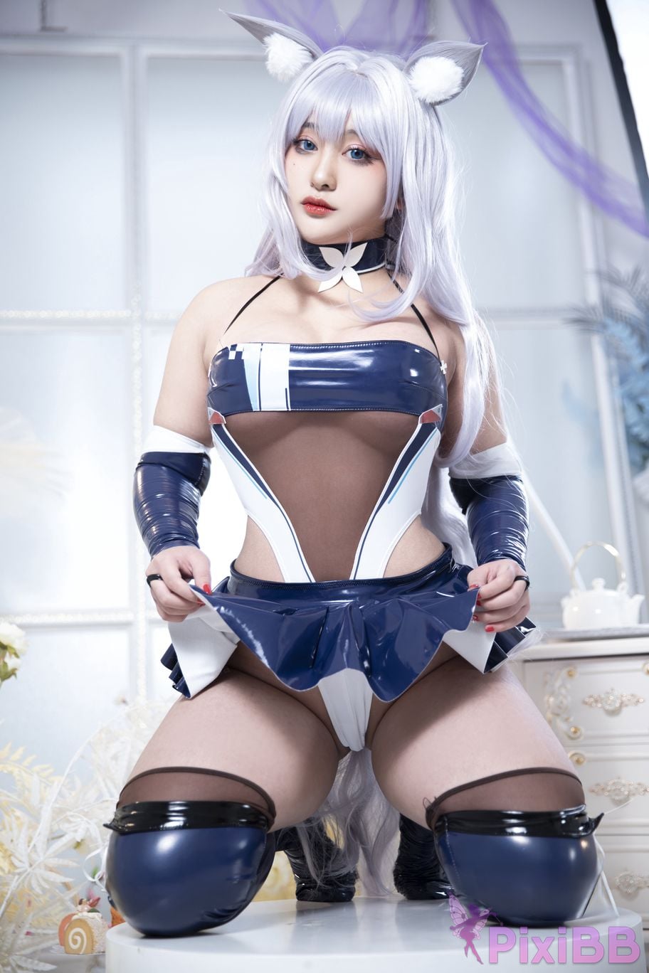 Cosplayer Luo Li LoLiSAMA azur lane Shinano Racing PixiBB.COM 029