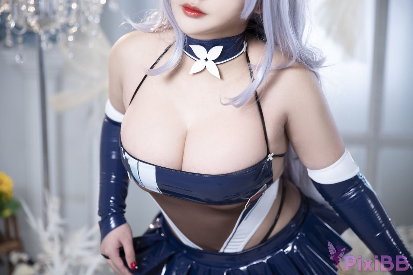Cosplayer Luo Li LoLiSAMA azur lane Shinano Racing PixiBB.COM 056