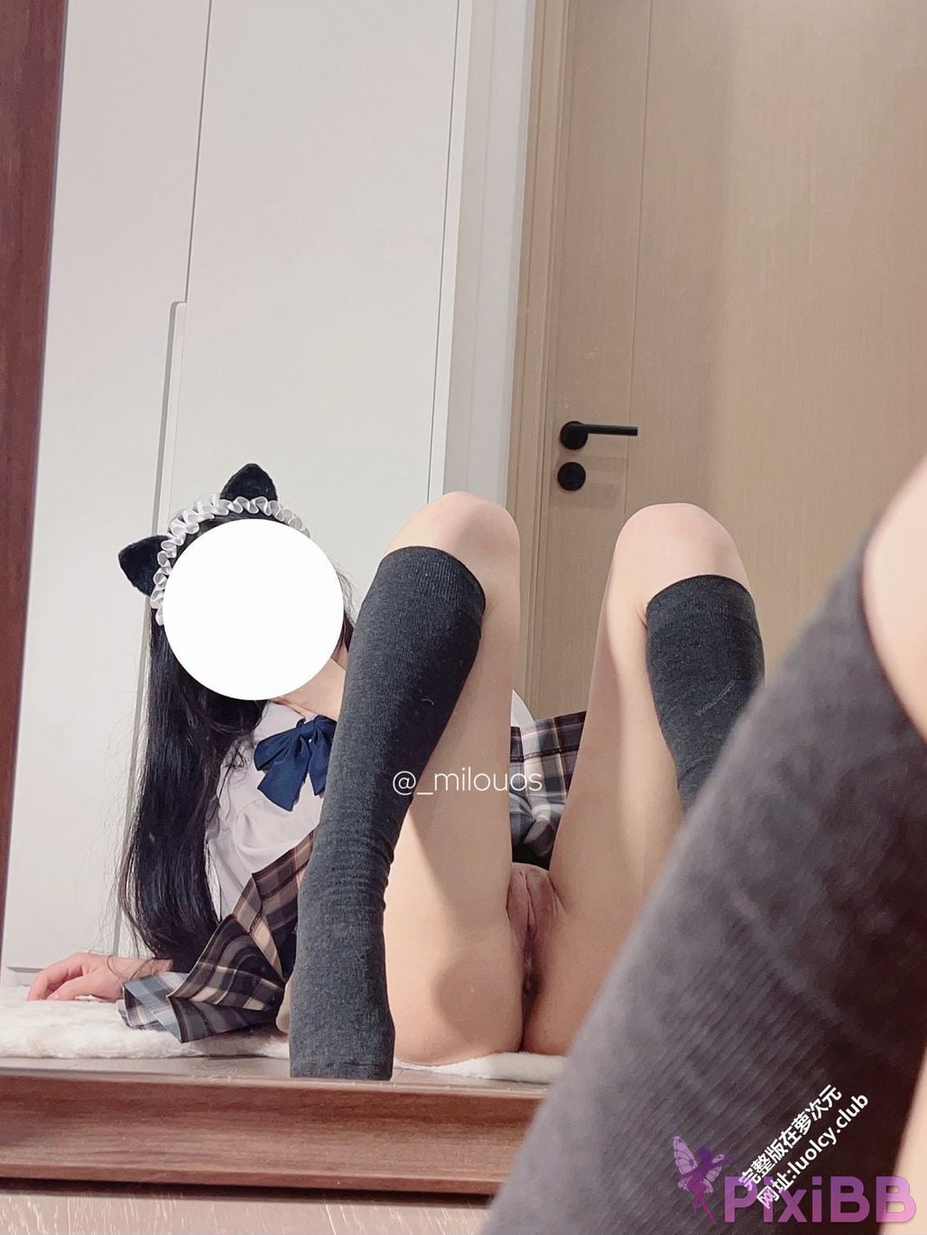 OtherXXX moliiovo3 Samira black socks JK girl PixiBB.COM 012