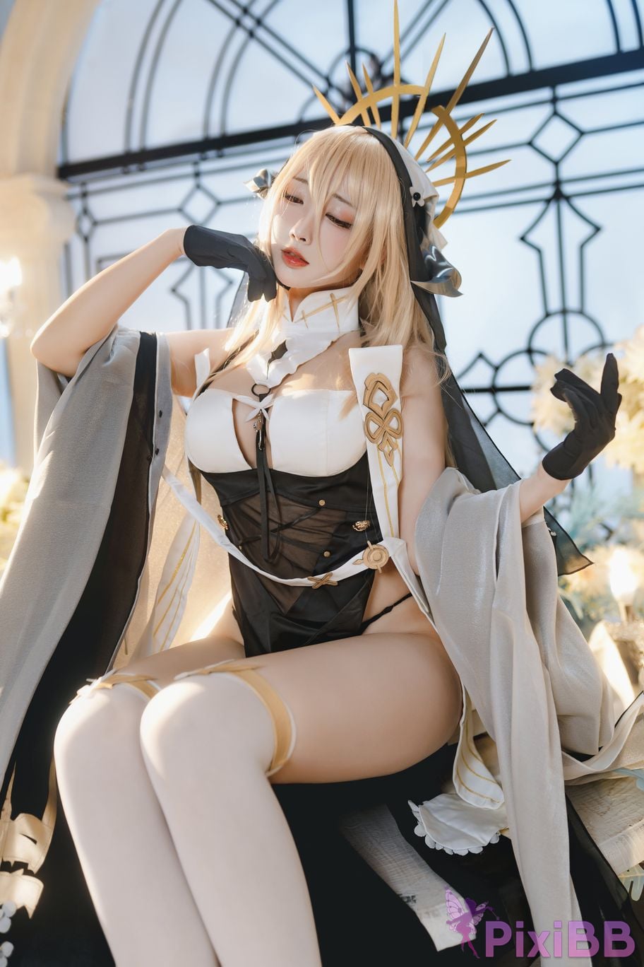 Cosplayer Sakura Miyamoto azur lane Resentment PixiBB.COM 025