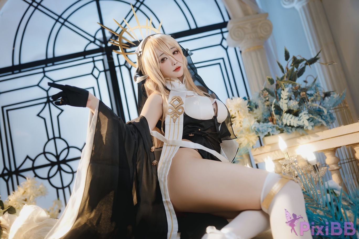 Cosplayer Sakura Miyamoto azur lane Resentment PixiBB.COM 036