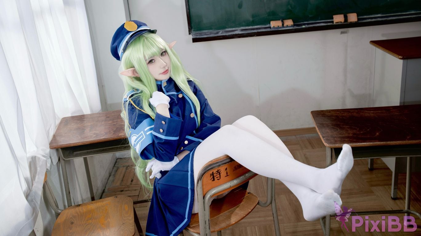 Cosplayer trace back sukki railway twins PixiBB.COM 002