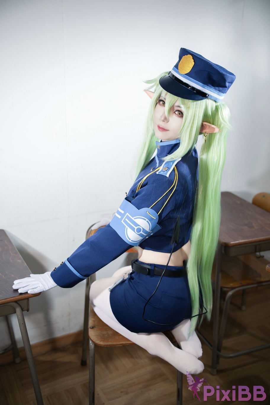 Cosplayer trace back sukki railway twins PixiBB.COM 007