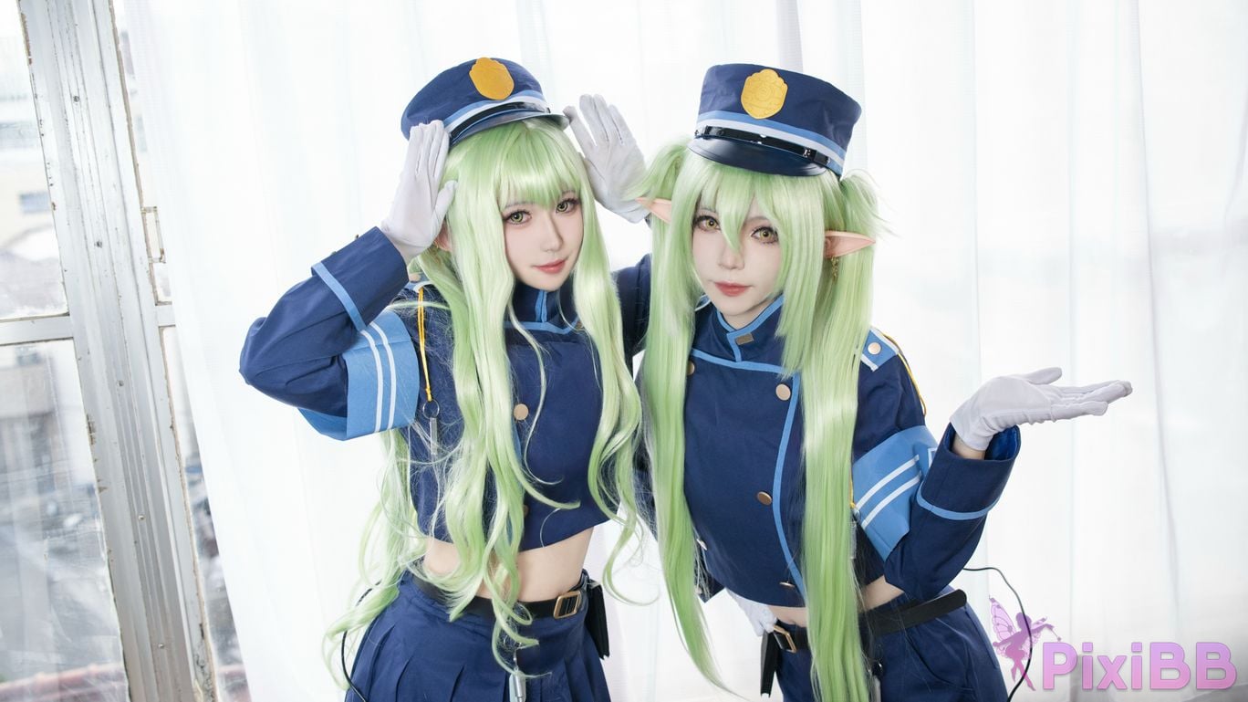 Cosplayer trace back sukki railway twins PixiBB.COM 012