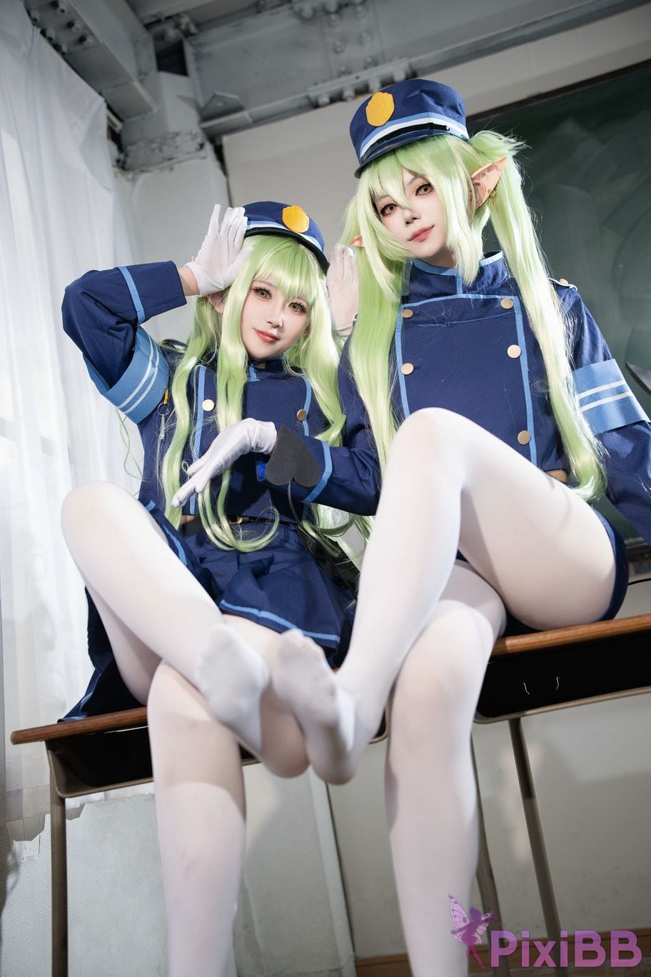 Cosplayer trace back sukki railway twins PixiBB.COM 014
