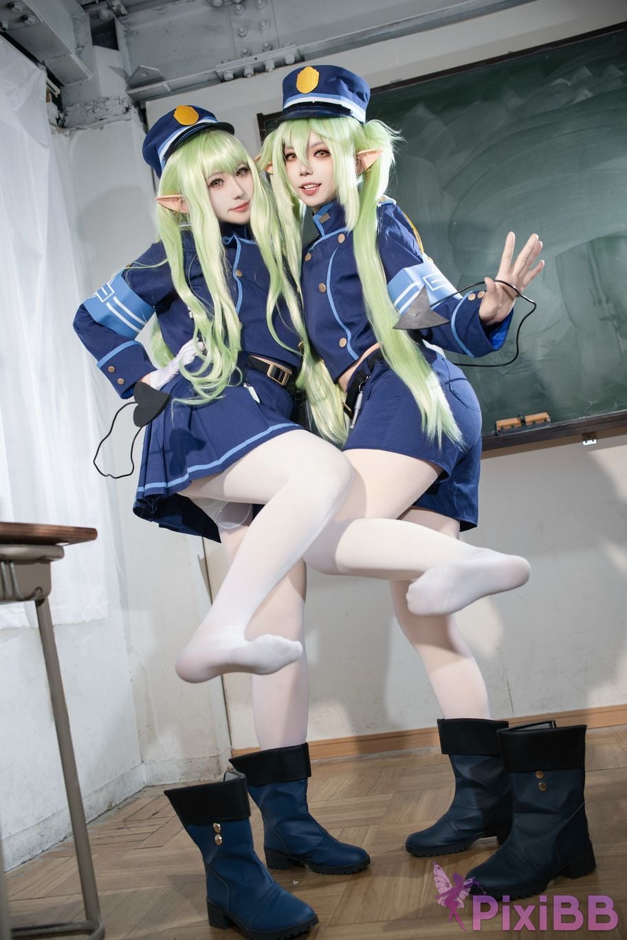 Cosplayer trace back sukki railway twins PixiBB.COM 020