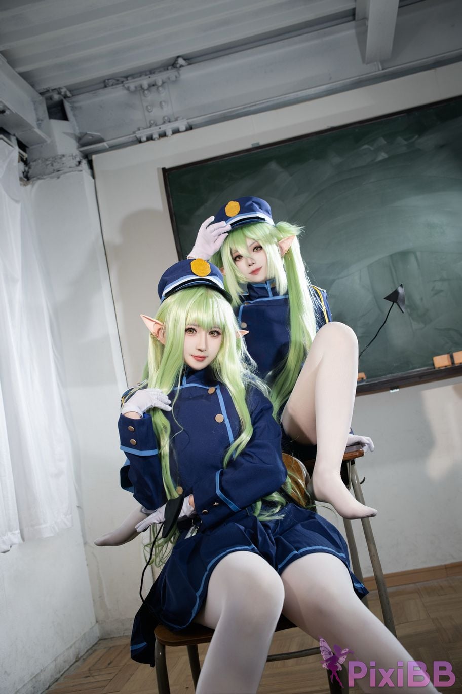 Cosplayer trace back sukki railway twins PixiBB.COM 021