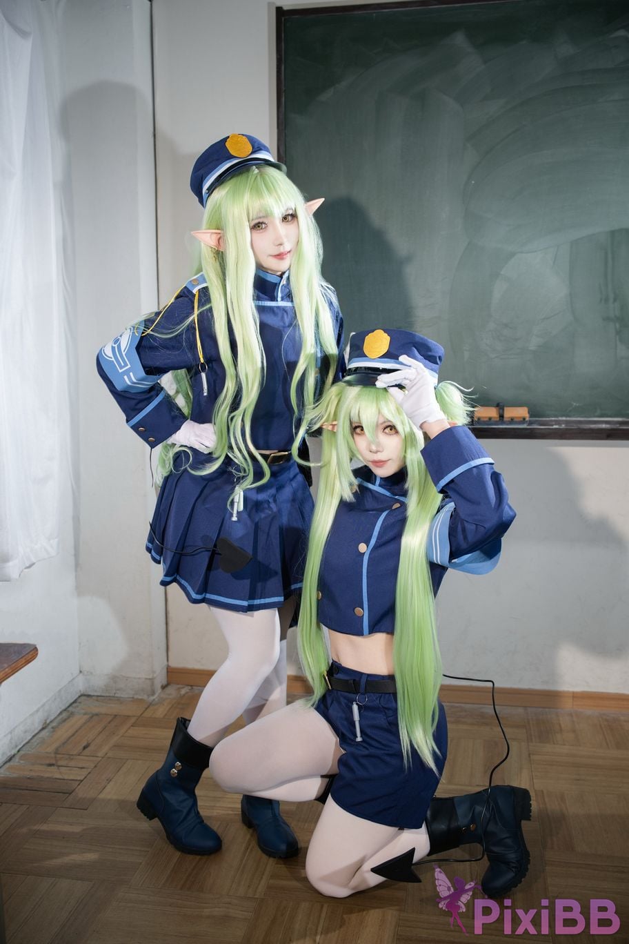 Cosplayer trace back sukki railway twins PixiBB.COM 022