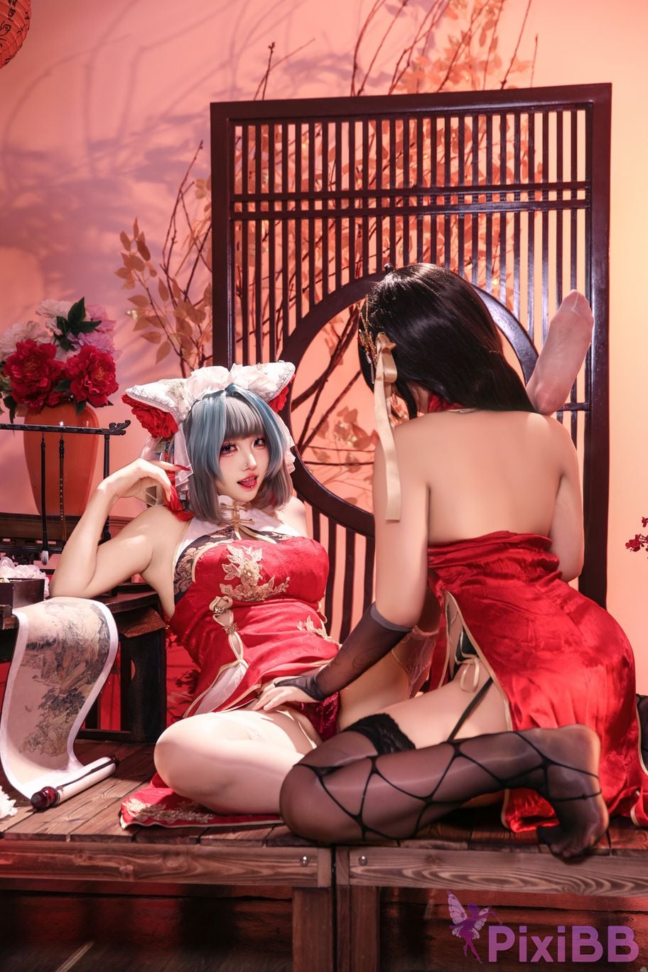 Cosplayer soso swish Chesire Azur Lane PixiBB.COM 028