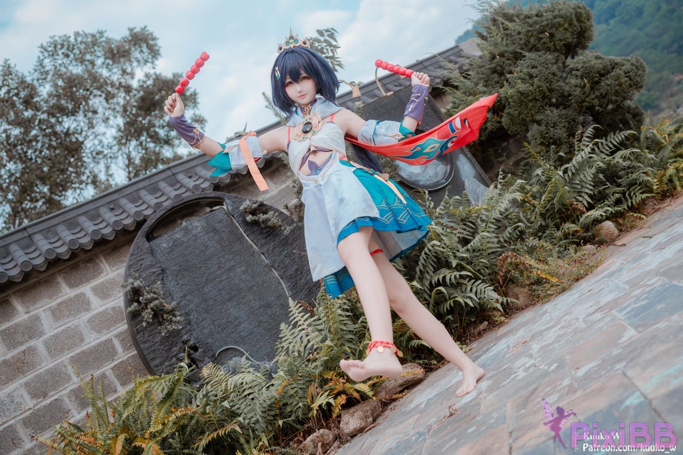 Cosplayer KuukoW Yunli PixiBB.COM 005