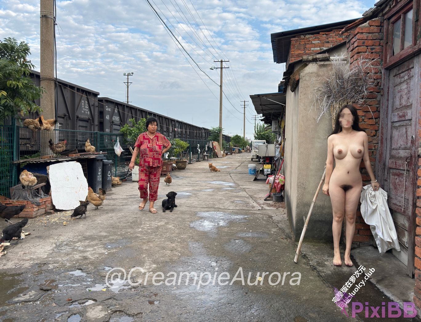 OtherXXX Alola Nine headed body contrast bitch Subscription of Welfare Ji exposed in front others PixiBB.COM 009