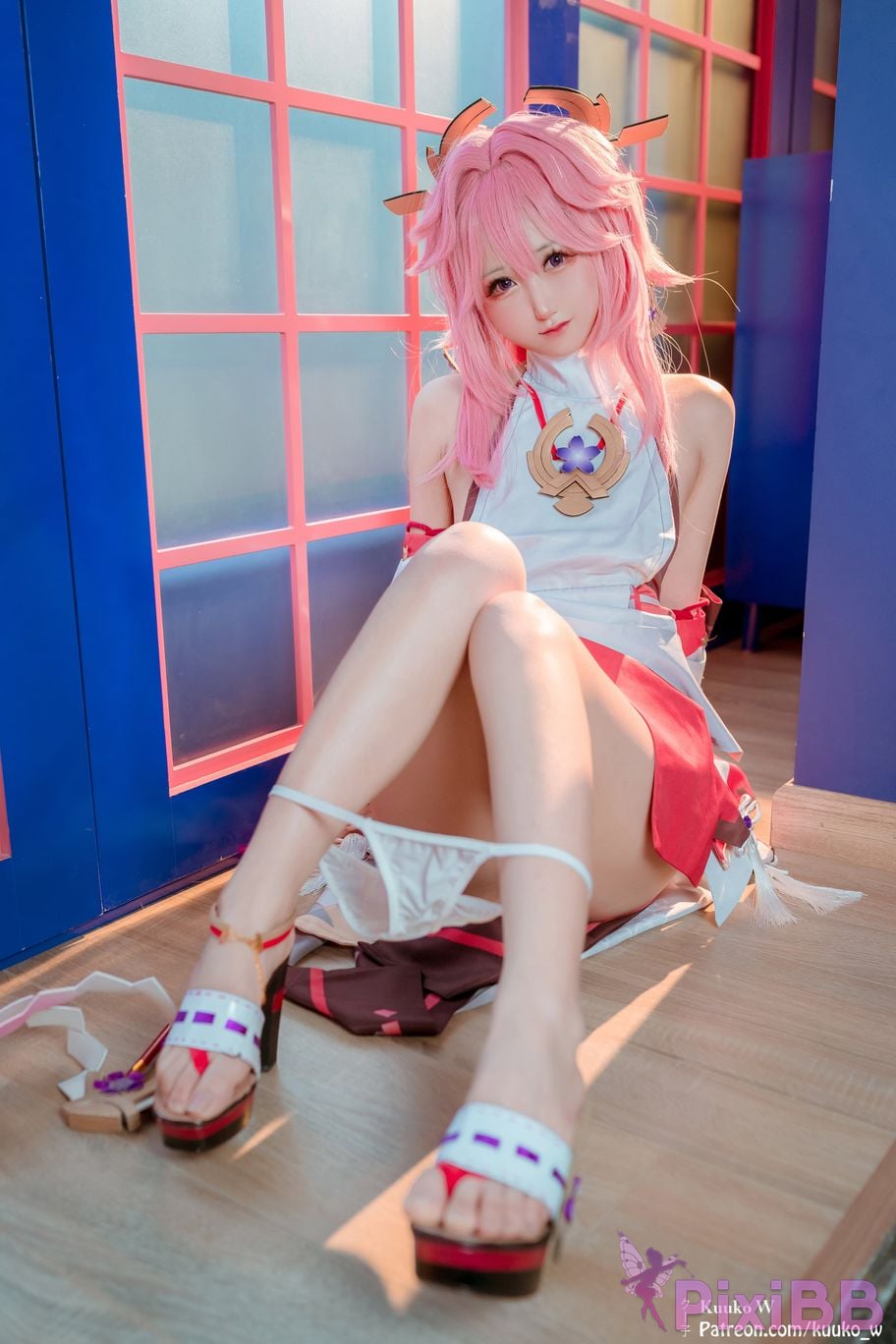 Cosplay KuukoW Yae Miko PixiBB.COM 012