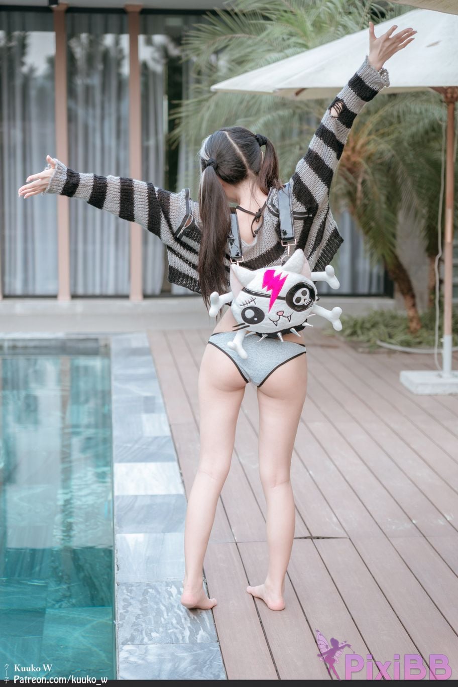 Coser KuukoW No.171 Grey Bikini PixiBB.COM 001