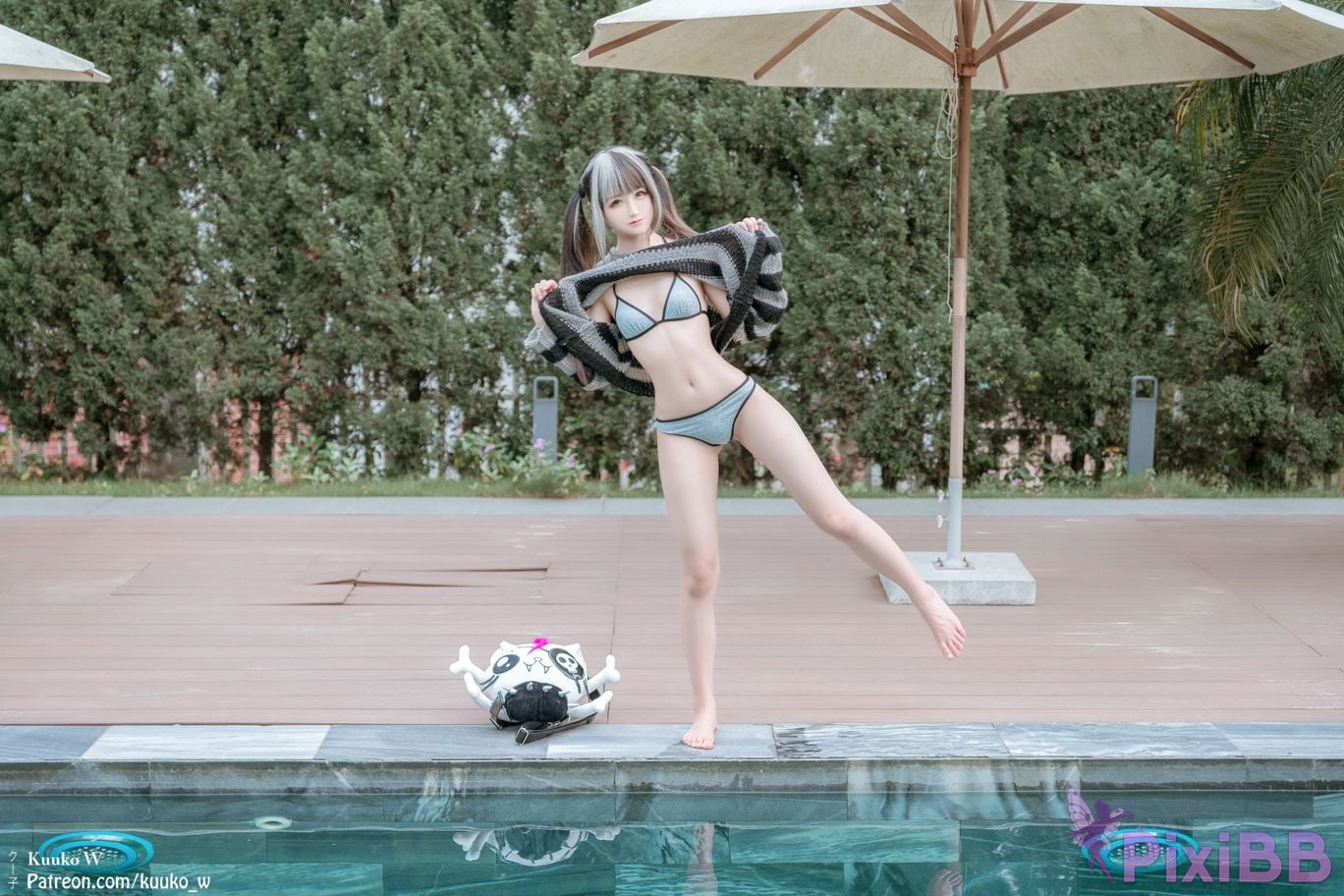 Coser KuukoW No.171 Grey Bikini PixiBB.COM 035