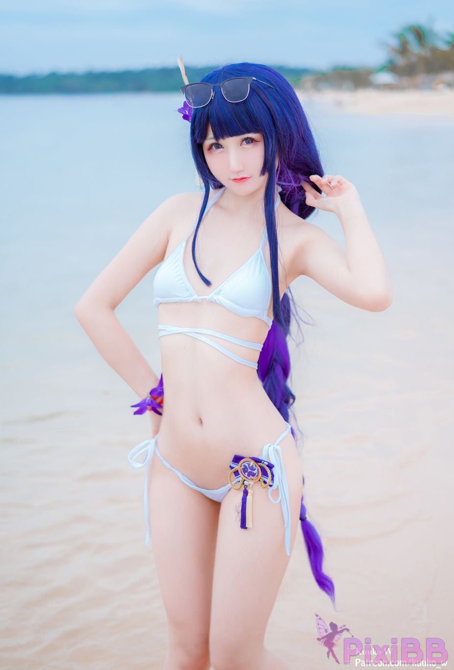 Coser KuukoW No.115 Raiden Swimsuit PixiBB.COM 001