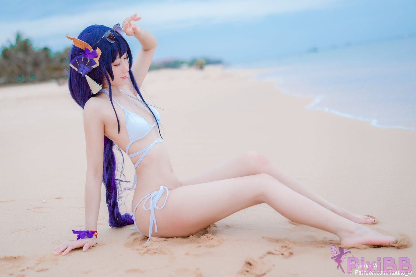 Coser KuukoW No.115 Raiden Swimsuit PixiBB.COM 002