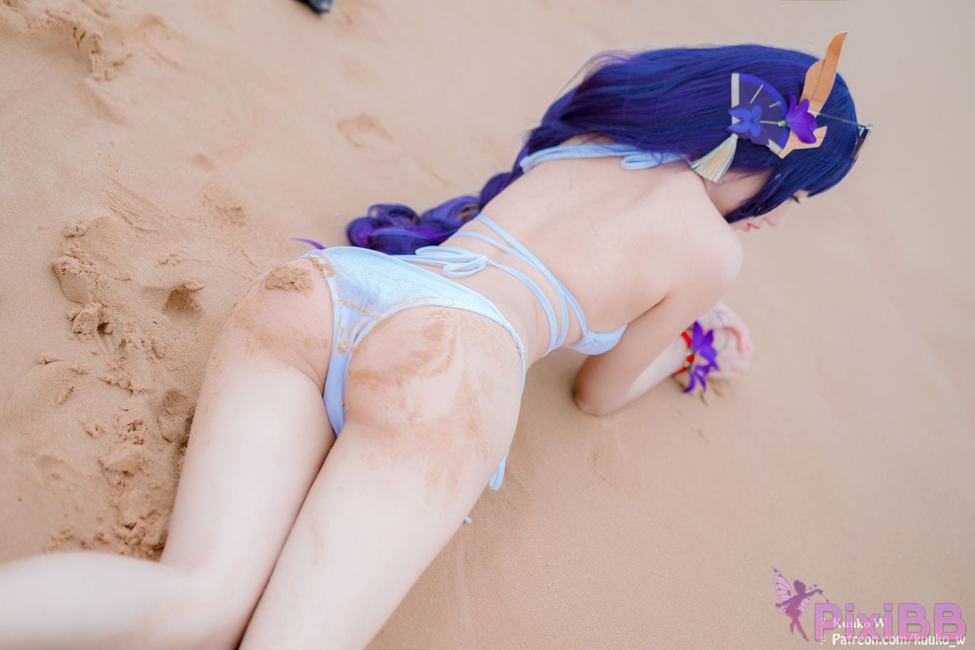 Coser KuukoW No.115 Raiden Swimsuit PixiBB.COM 003