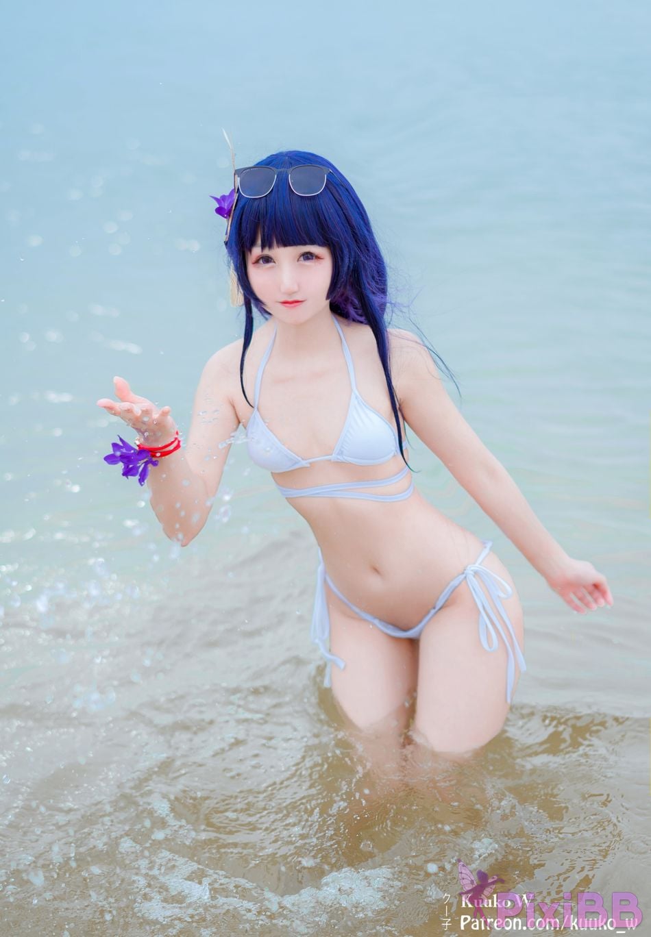 Coser KuukoW No.115 Raiden Swimsuit PixiBB.COM 004
