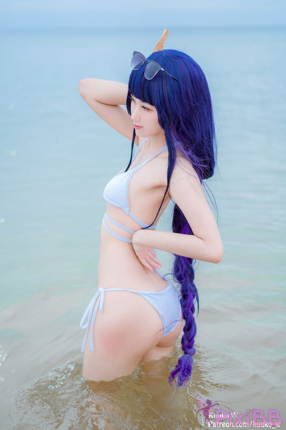 Coser KuukoW No.115 Raiden Swimsuit PixiBB.COM 006