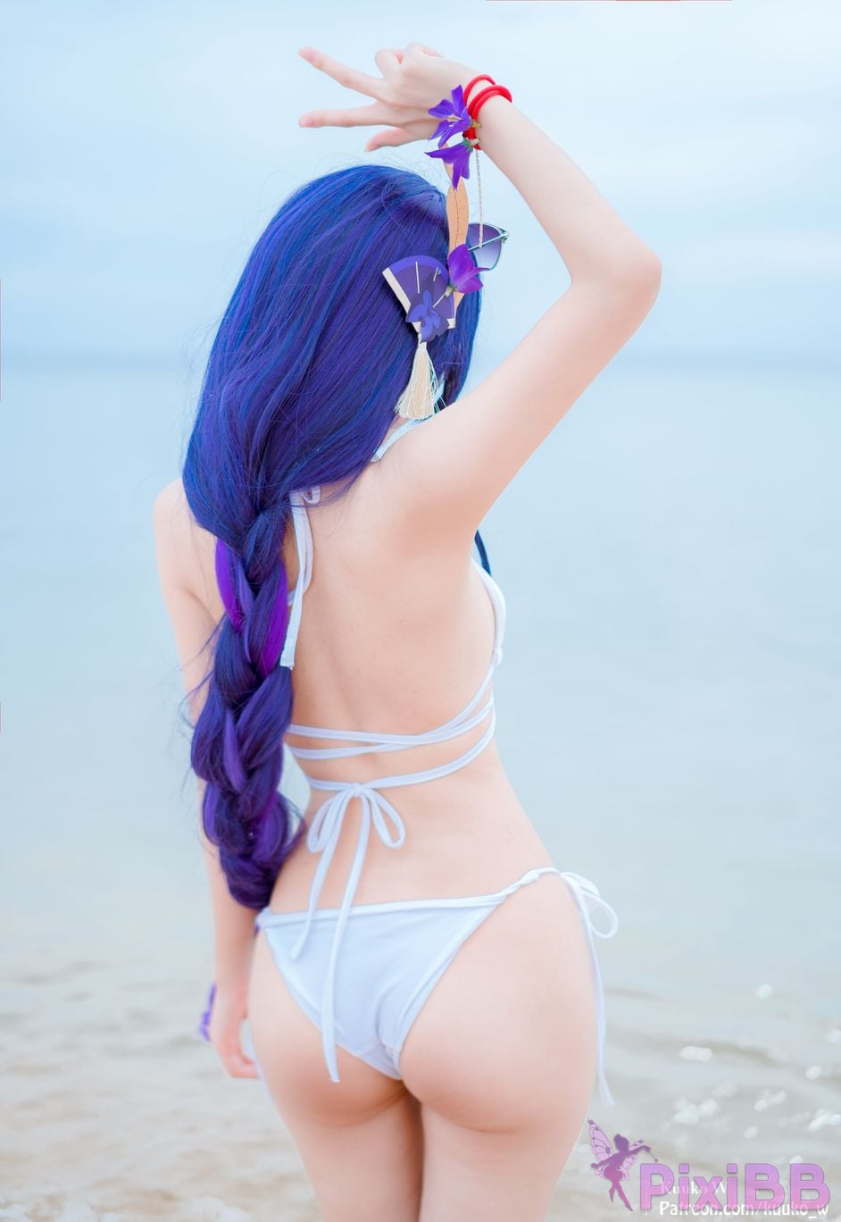 Coser KuukoW No.115 Raiden Swimsuit PixiBB.COM 007