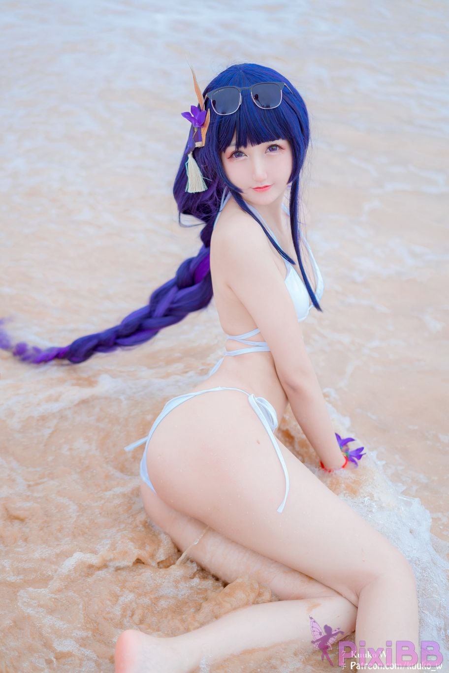 Coser KuukoW No.115 Raiden Swimsuit PixiBB.COM 010