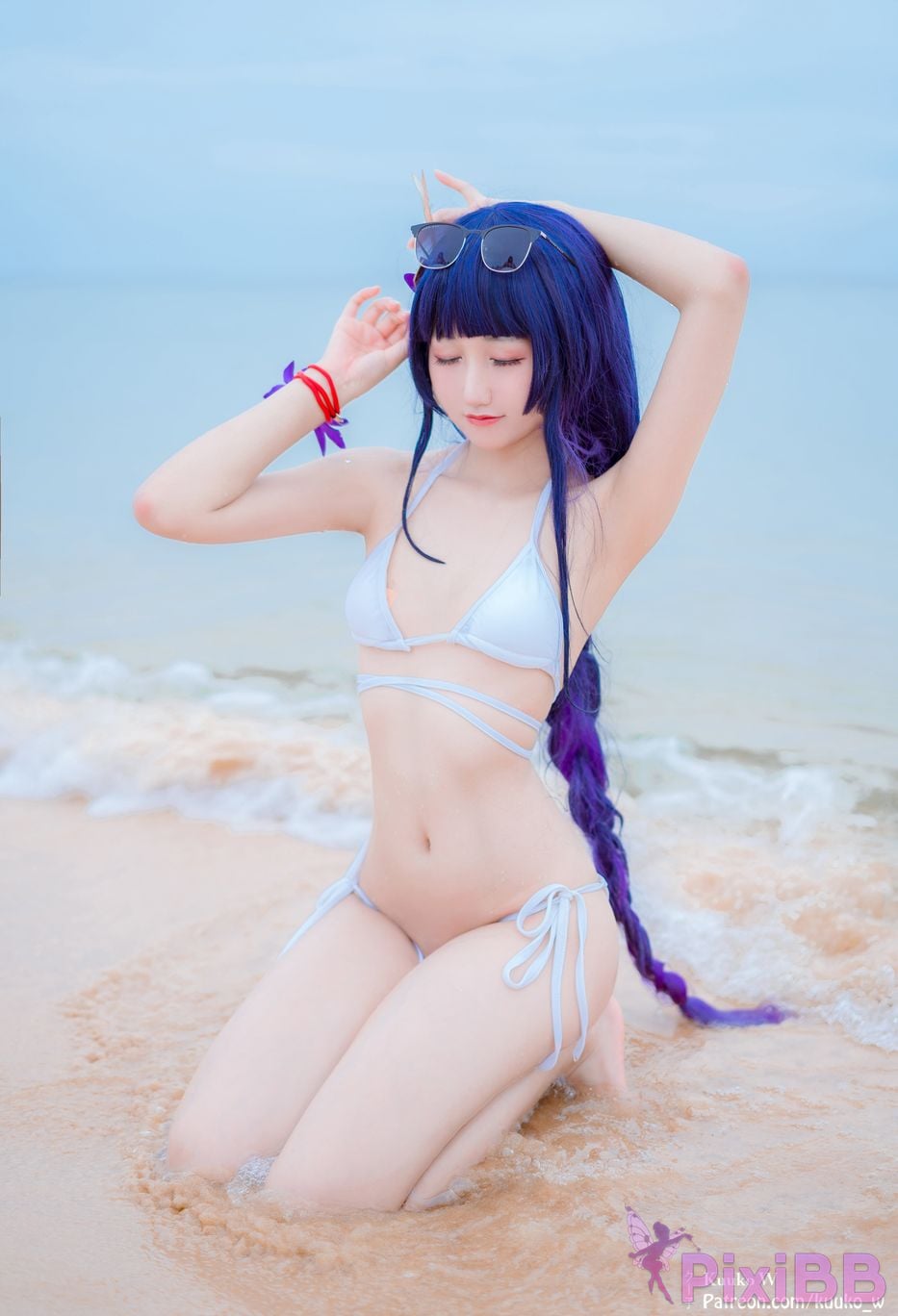 Coser KuukoW No.115 Raiden Swimsuit PixiBB.COM 015