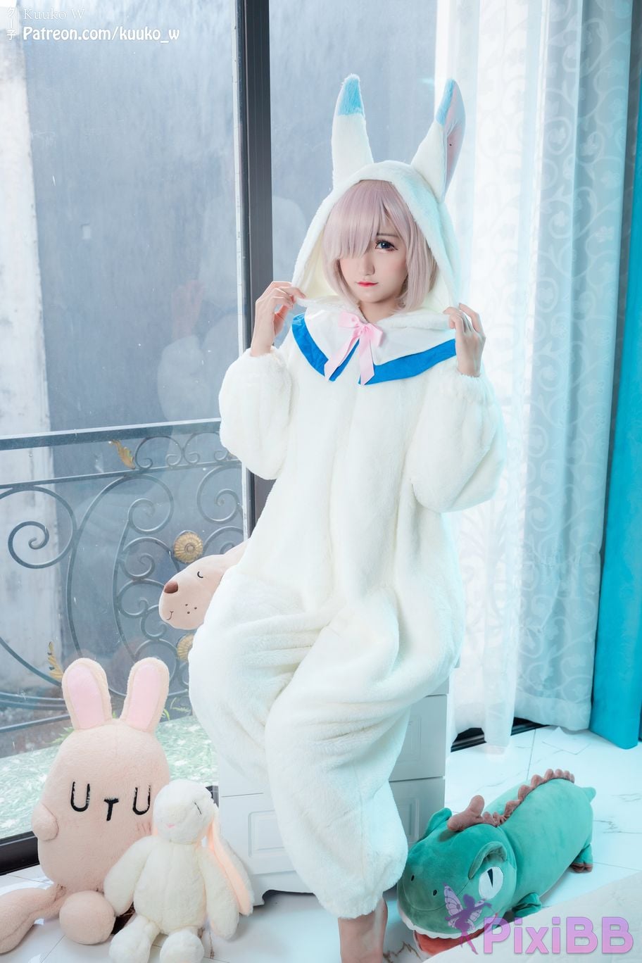 Coser KuukoW No.093 Mashu Kyrielight Kigurumi Pajama PixiBB.COM 011