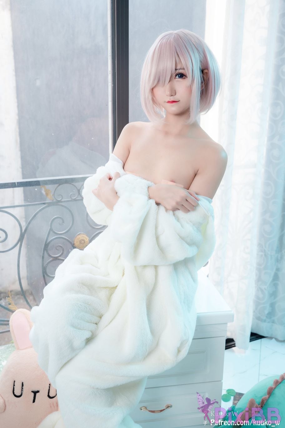 Coser KuukoW No.093 Mashu Kyrielight Kigurumi Pajama PixiBB.COM 031