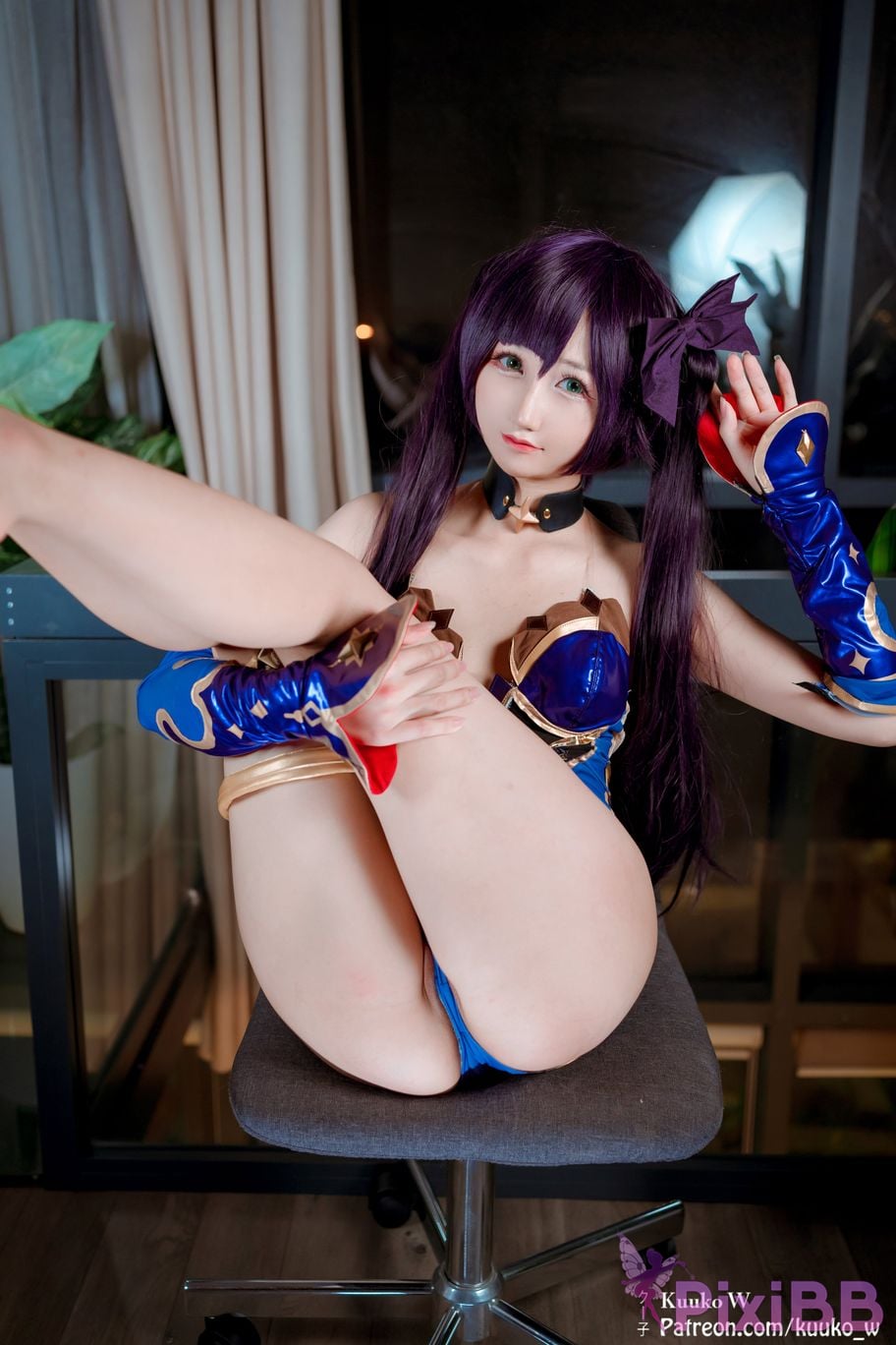 Coser KuukoW No.092 Mona Genshin Impact PixiBB.COM 020