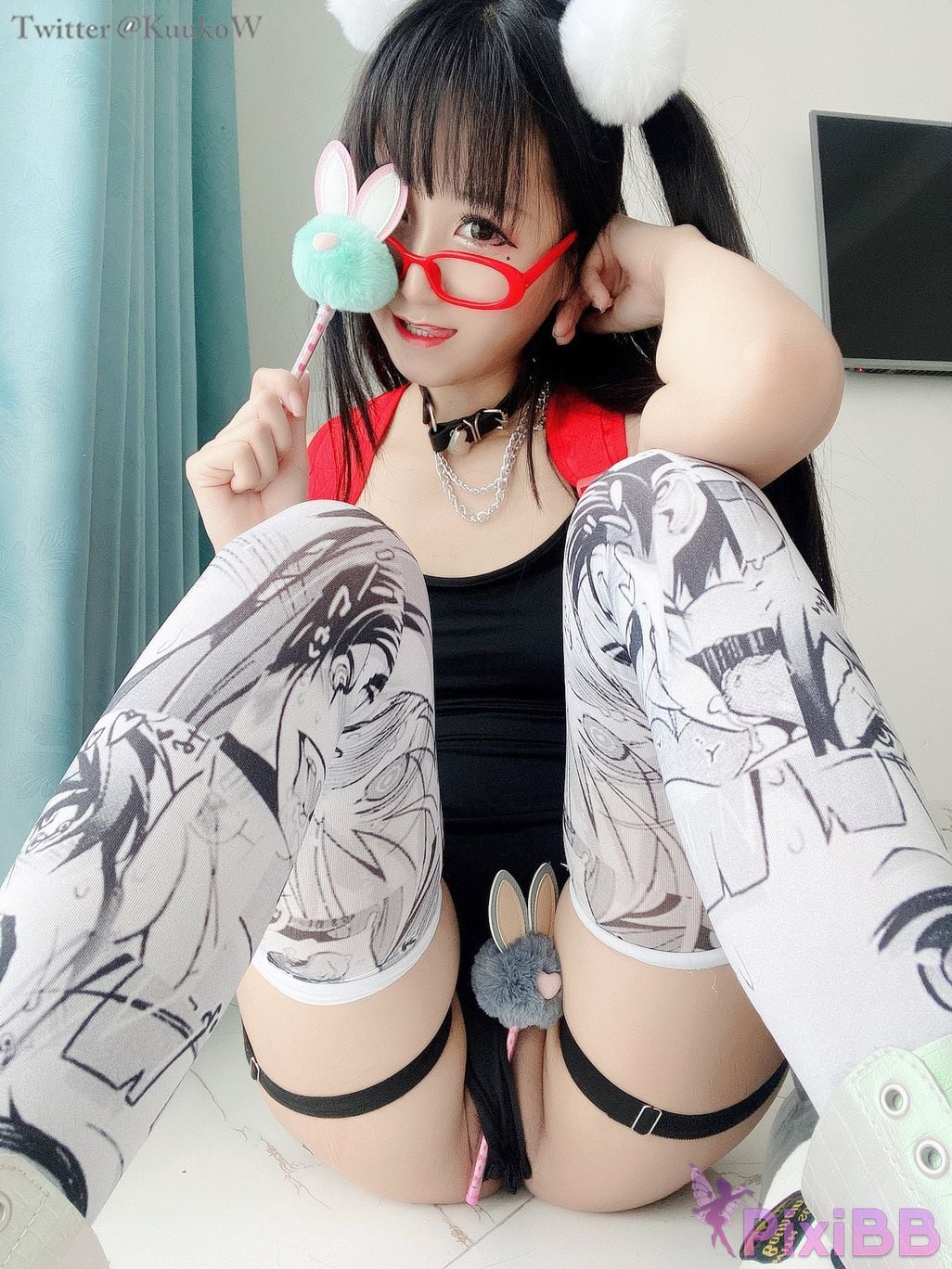 Coser KuukoW No.033 Megane Chan PixiBB.COM 014