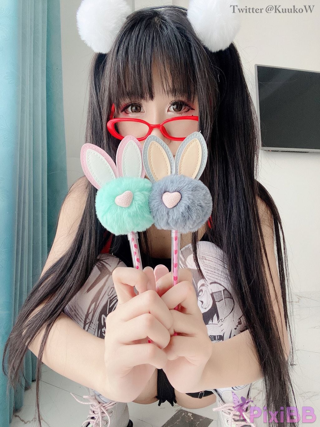 Coser KuukoW No.033 Megane Chan PixiBB.COM 015